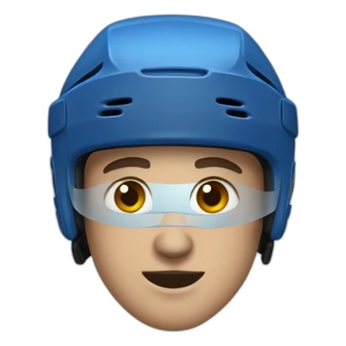 ice hockey player sticker
