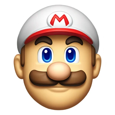 Super Mario Emoji pixelied sticker