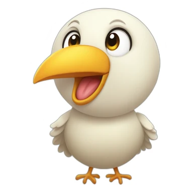 happy bird sticker