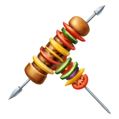 kebab skewer sticker