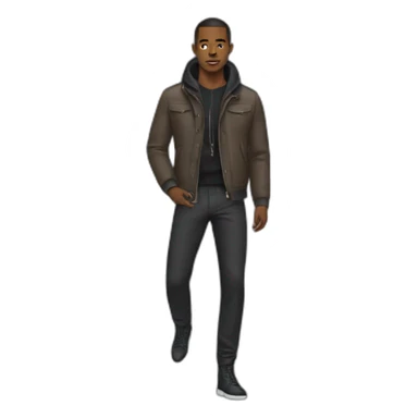 Fashion man in ny sticker