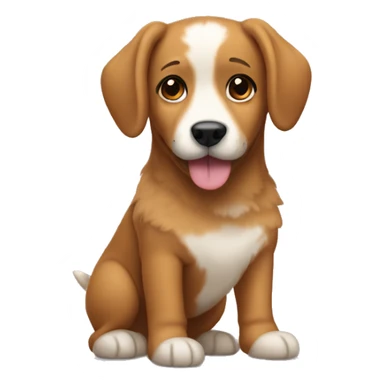 Dog wearing uggs sticker