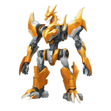 Futuristic Mechanical Medabot-Charizard-Mecha sticker