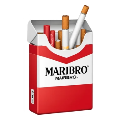 cigarette marlboro with the name Marlboro on the package
 sticker