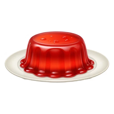 jelly on a plate sticker