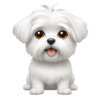 Small Maltese  sticker