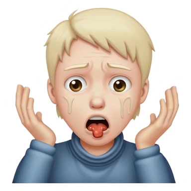 Someone chocking themselves  sticker