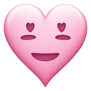 Pink pastel heart sticker