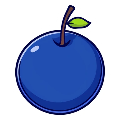 blueberry sticker