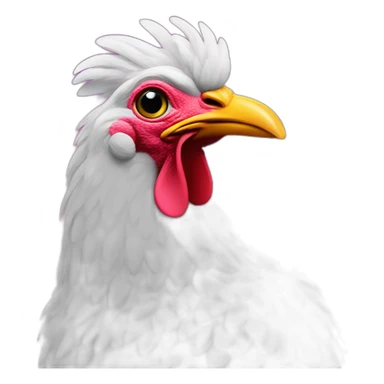 Miami vice chicken sticker