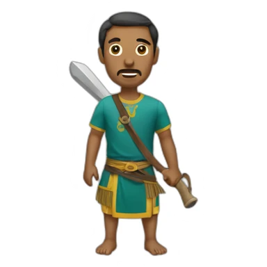 Lanzador de jabalina  sticker