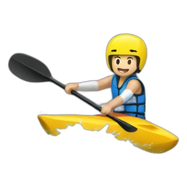 Kayak slalom sticker