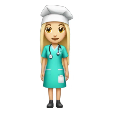 nurse elf sticker