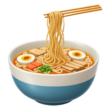 fideos ramen sin sopa sticker