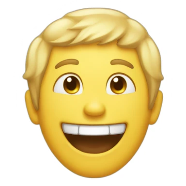 laughing person sticker