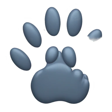 The cat's paw sticker