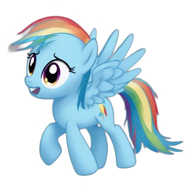 Rainbow dash mlp sticker
