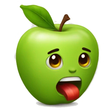 Manzana y cebolleta sticker