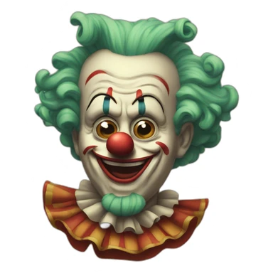 Méchant clown sticker