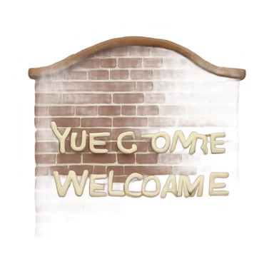 You’re welcome sign sticker