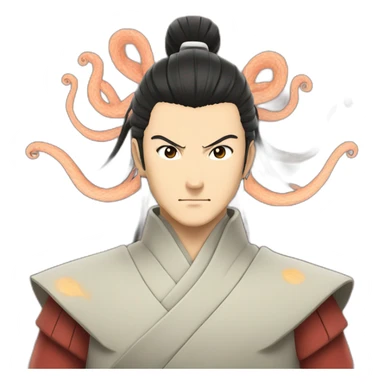 Hashirama with 9 tails sticker