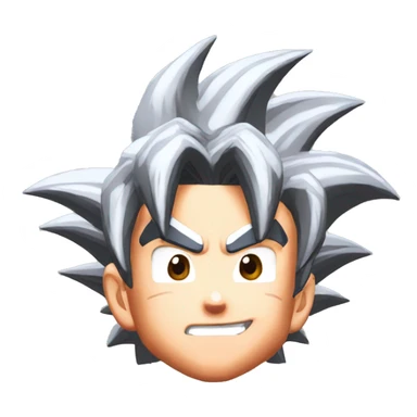 Goku de dragon ball z rouge  sticker