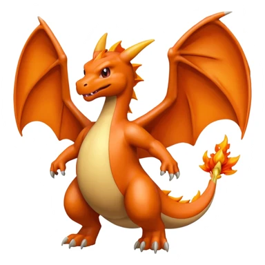 The Pokemon Charizard flying sticker