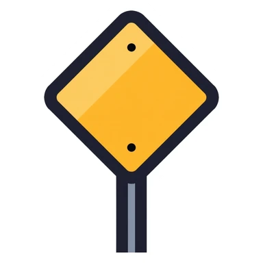 highway road sign sticker