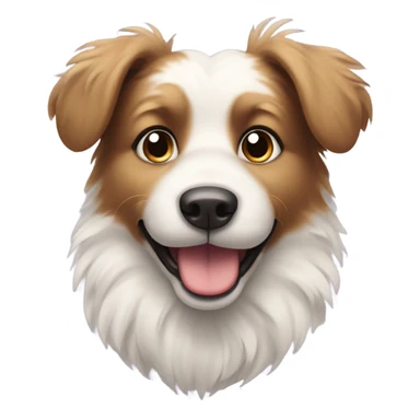 Valentine dog sticker