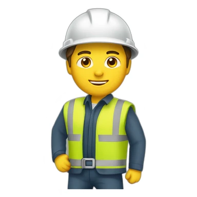 Trabajador petrolero safety sticker