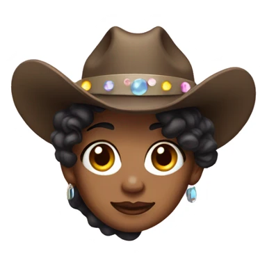Disco cow girl  sticker