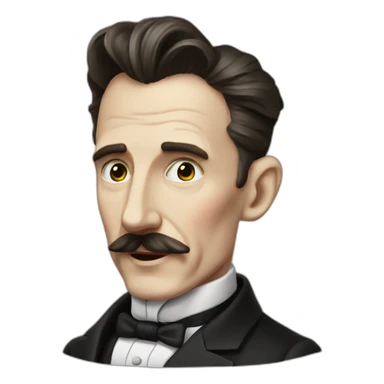 Nicolas tesla sticker