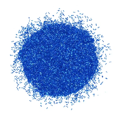 contabil cobalt glittery sparkle sticker