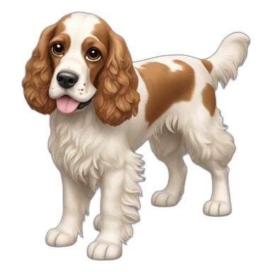 Dog-english-cocker-spaniel-full-body sticker