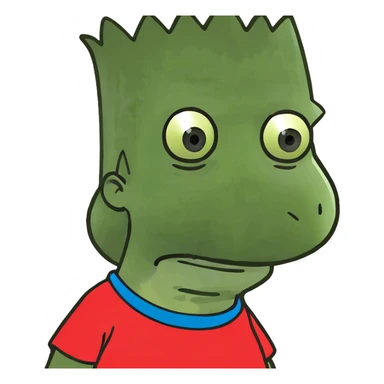BART Simpson sticker