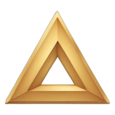 Geometric Shape, Triangle, Three, Logo, Design Concept, Creative Symbol, High Quality, Icon, Vector and Illustration sticker