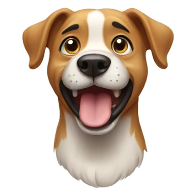 hysterical dog sticker