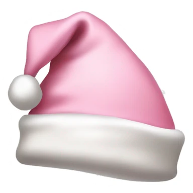 light pink santa hat sticker