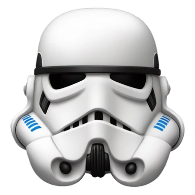 Siamese bunny storm trooper helmet sticker