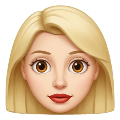 caricature female sticker