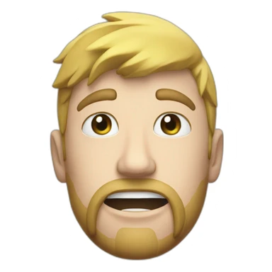 Mrbeast logo with a blaack people sticker