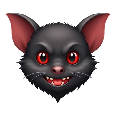 Vampire bat emoji sticker