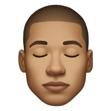 Sleeping Kylian Mbappé sticker