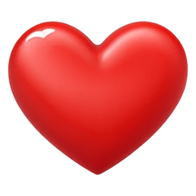 Red heart with cursive capital A in the middle sticker