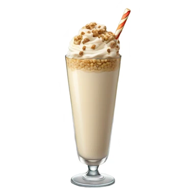 Cookie shake with vanilla cream sticker
