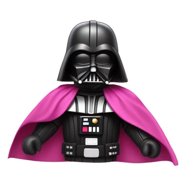 all pink Darth Vader sticker