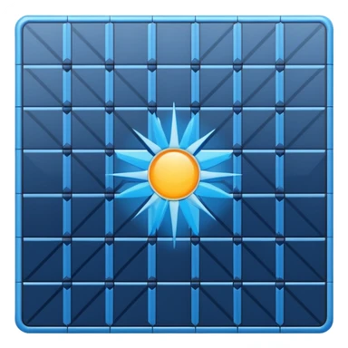 solar power generation plant sticker