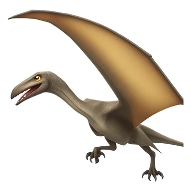 flying realistic pterodactyl sticker