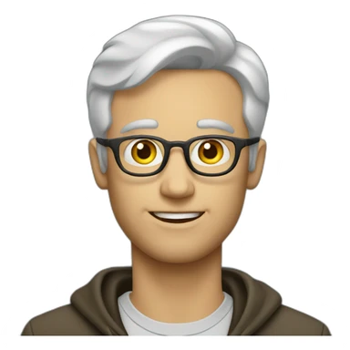 male writer with a bestseller sticker