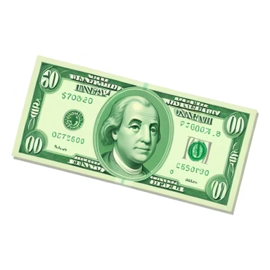 paper money banknote sticker
